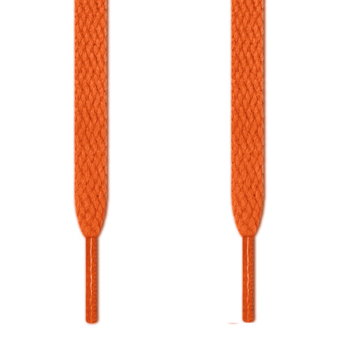 Flade orange snørebånd
